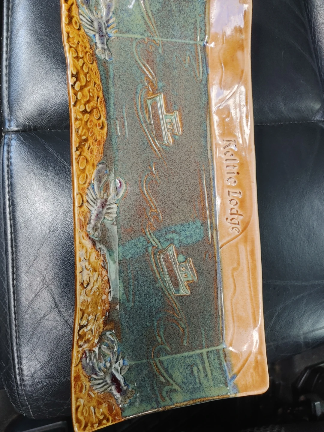 Wildfire Pottery Keltic Lodge Serving Tray - photo 2