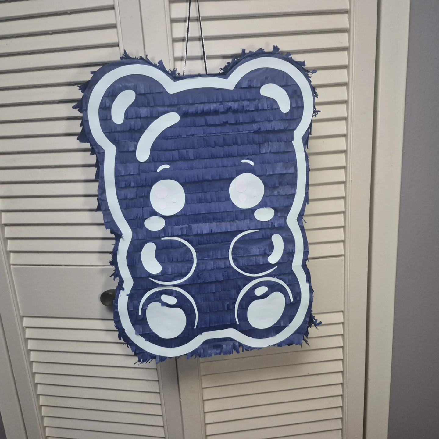 Handmade Gummy Bear Piñatas (Pink & Blue) * Parties