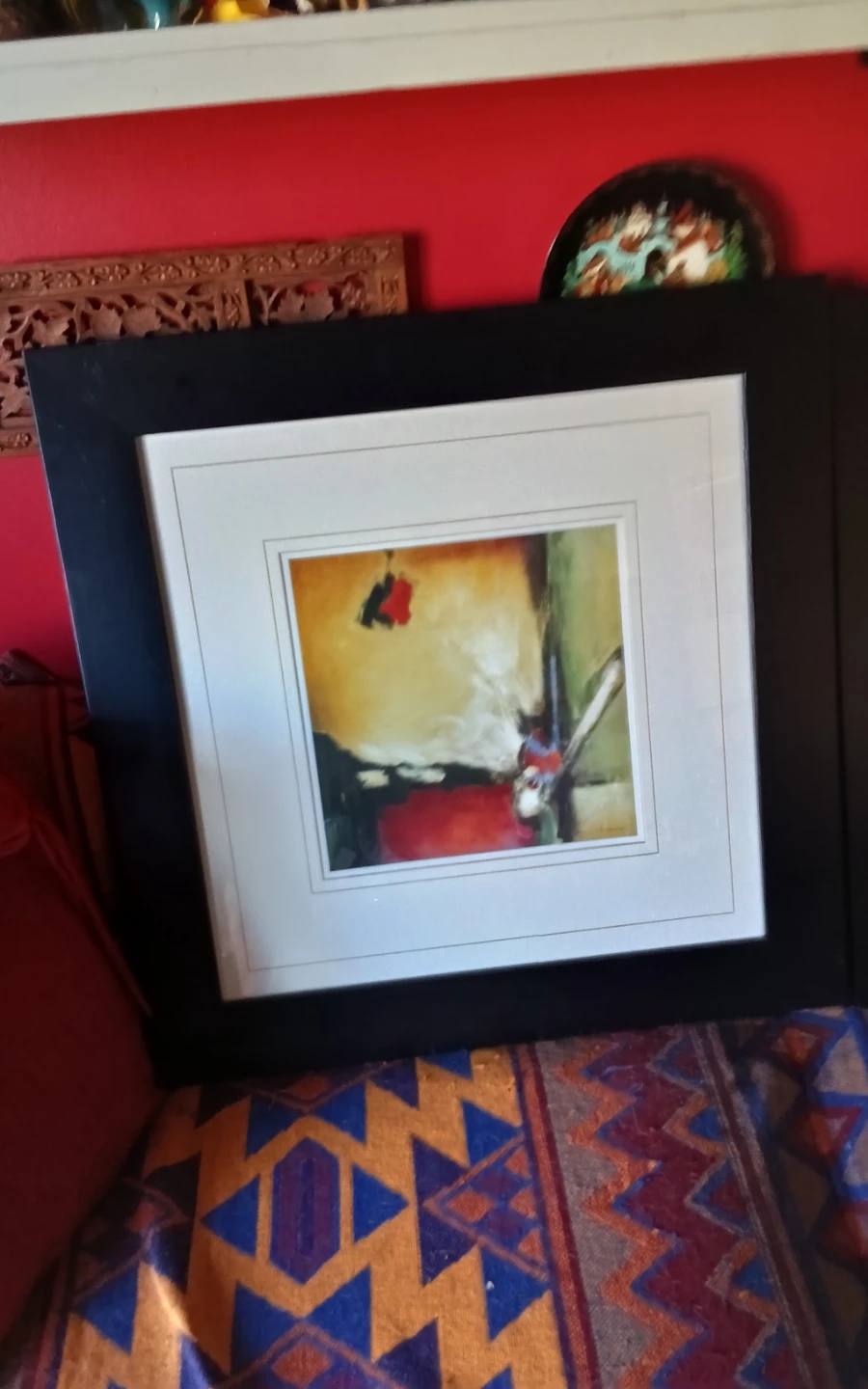 PAIR: Noah Li-Leger Signed Framed Abstract Prints - photo 2