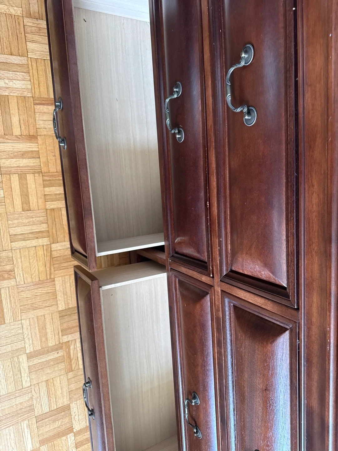 Dark wood 5-drawer chest - photo 3