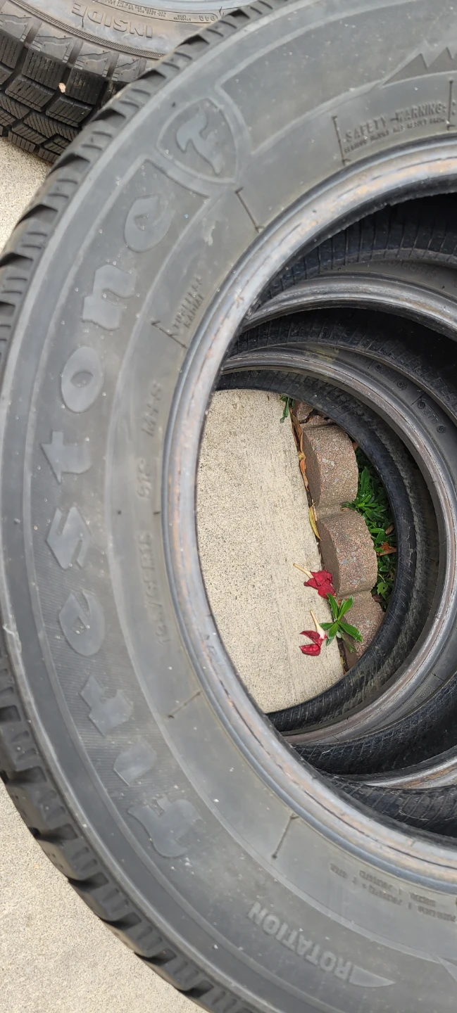 3 Firestone Winterforce 2 Tires 225/65R15 - photo 3