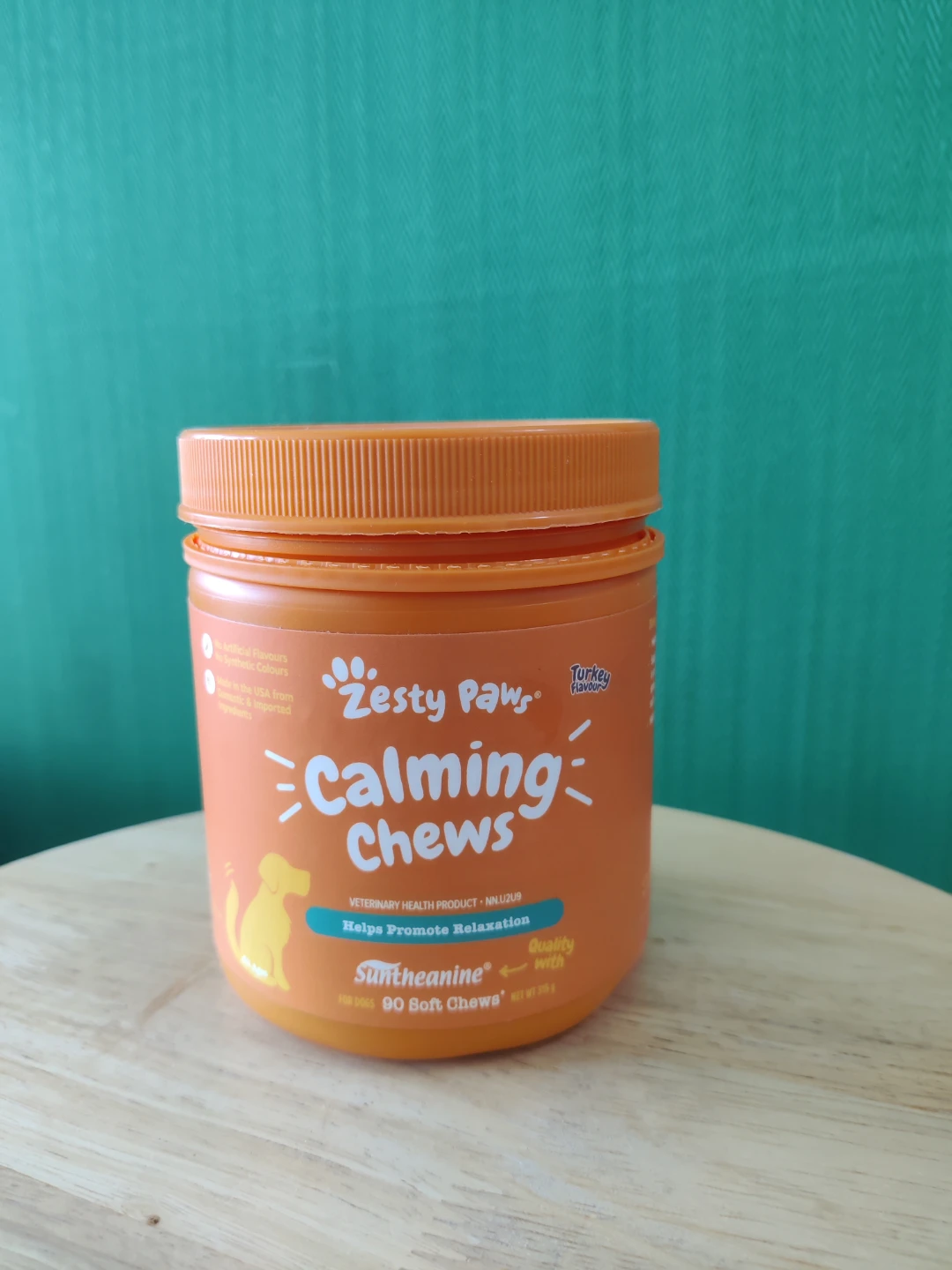 Zesty Paw Calming Chews (1 brand new unopened, 1 half used) - photo 2