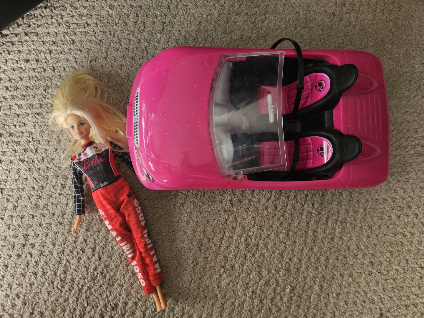 Barbie with car