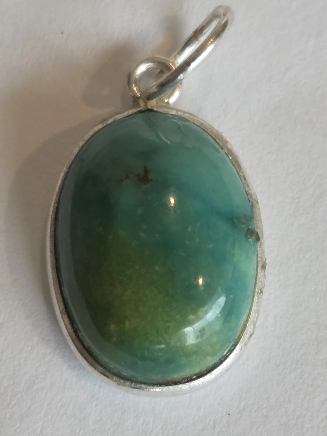 Oval Turquoise Gemstone Pendant - photo 4