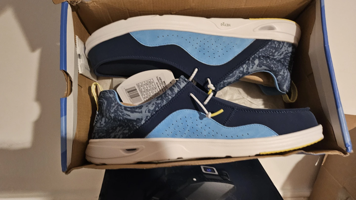 Hey Dude Active Blue Shoes Size 12