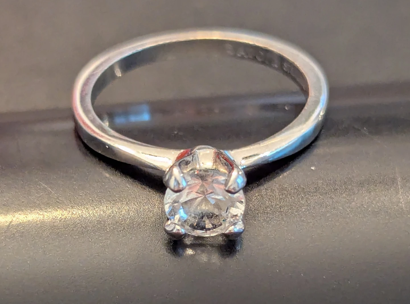 .925 Sterling Silver 1.0 ct CZ Ring - photo 2