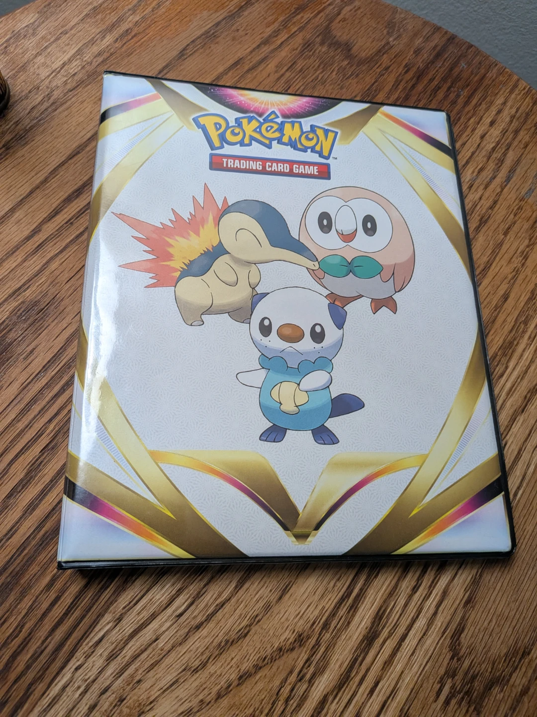 Pokémon Trading Card Game Binder with Assorted Cards
