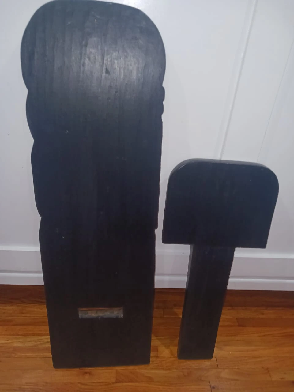 Vintage Ghanaian "Birthing" Chair - Solid Wood Hand-Carved Art - photo 5