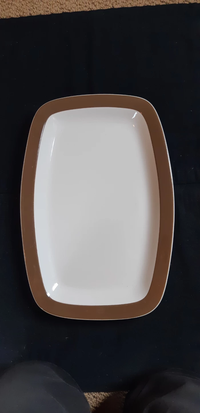 Set of Two Vintage Serving Platters - photo 4