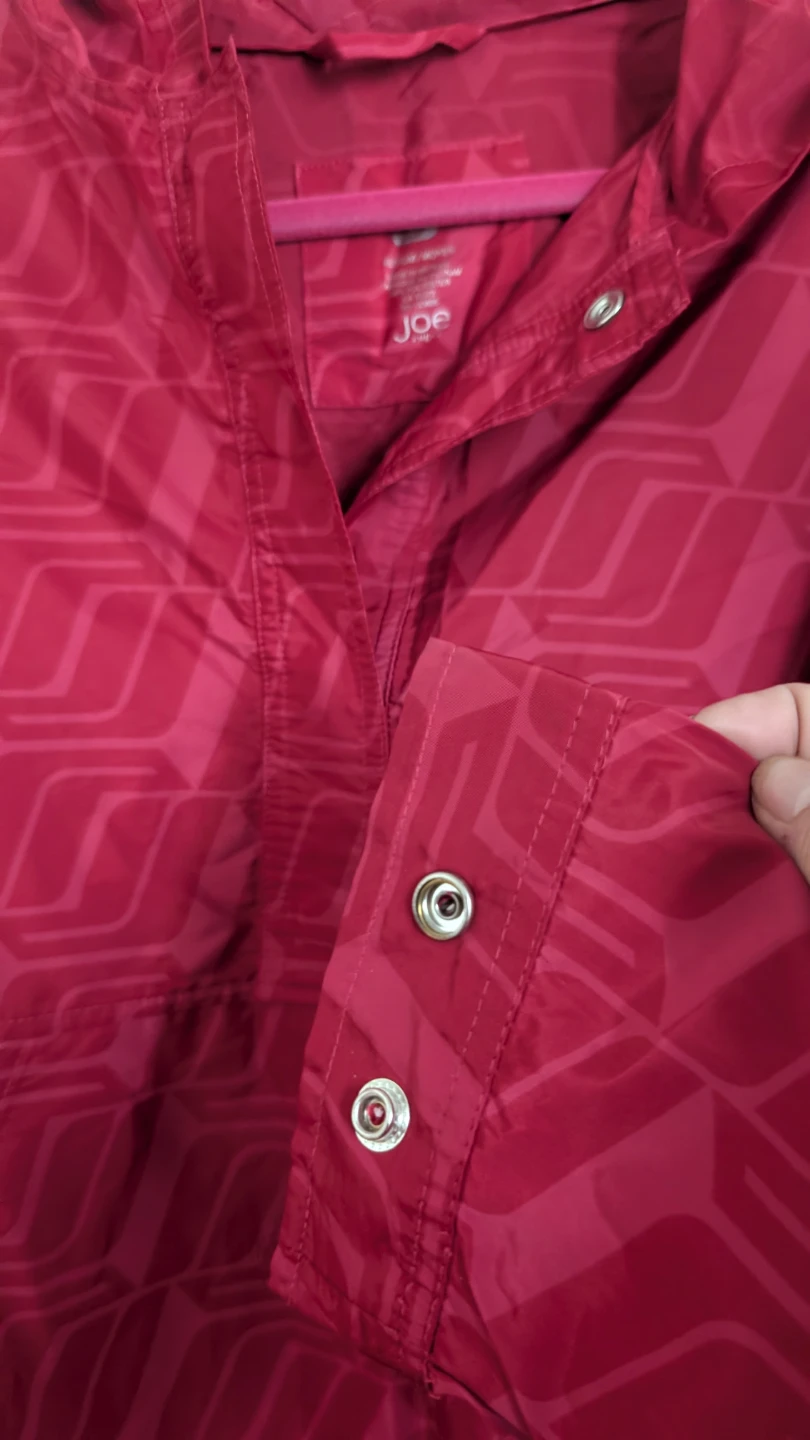 Joe Fresh Red Patterned Pullover Anorak - photo 3