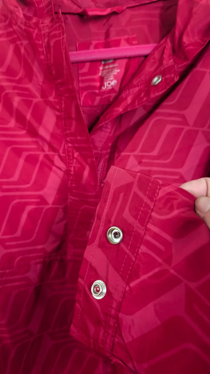 Joe Fresh Red Patterned Pullover Anorak - photo 3