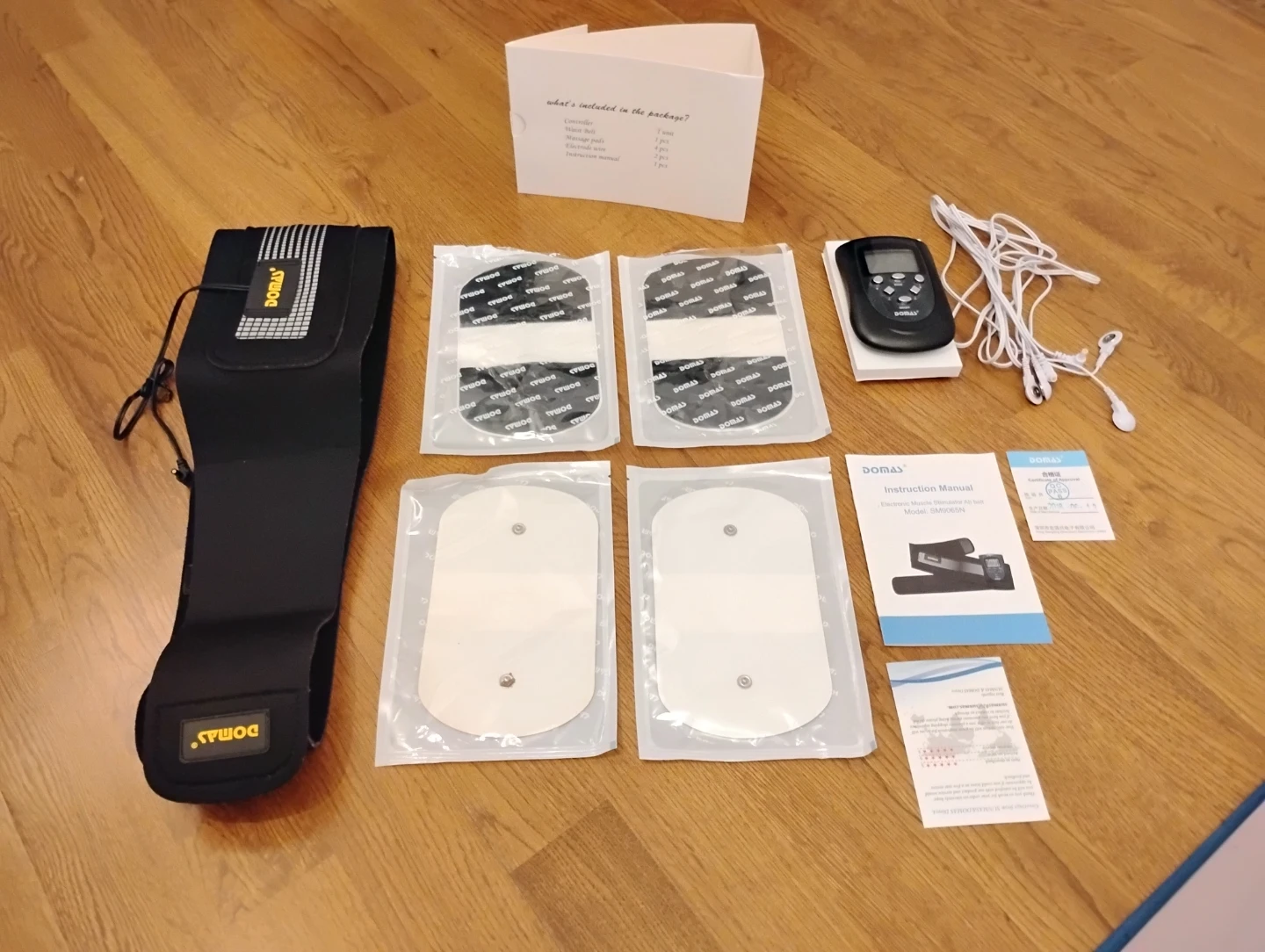 Domas Abdominal Belt: Electronic Muscle Stimulation (Like New) - photo 2