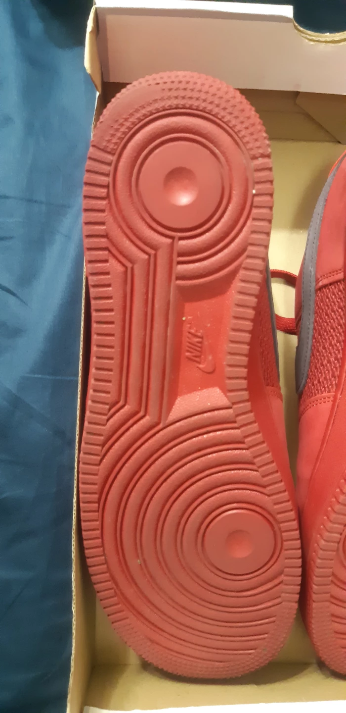 Nike Air Force 1 '07 LV8 RED size u.s 10 men - photo 4
