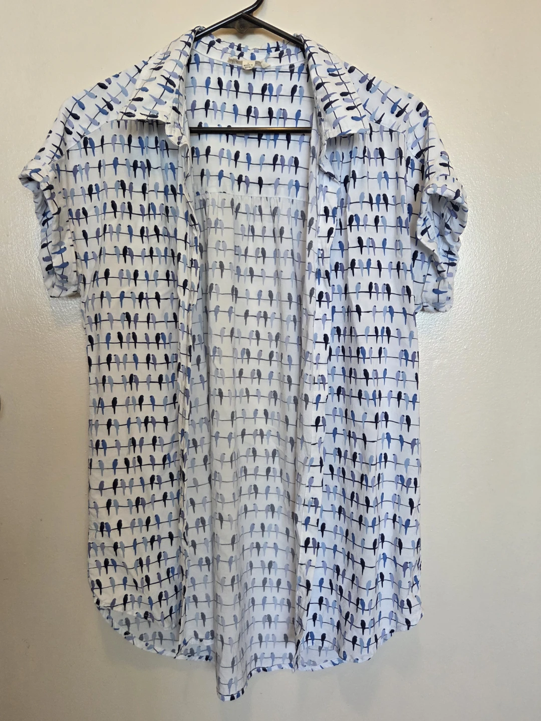 Jane & Delaney "Birds on a wire" Shirt (L)