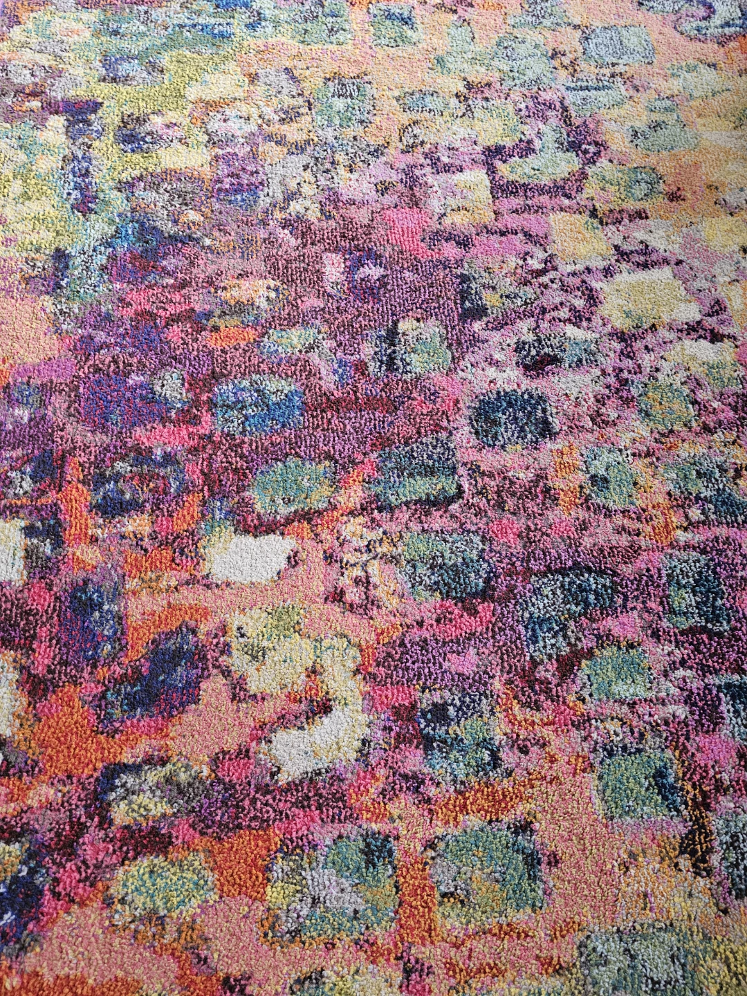 Large Multi-Coloured Abstract Pattern Area Rug - photo 2