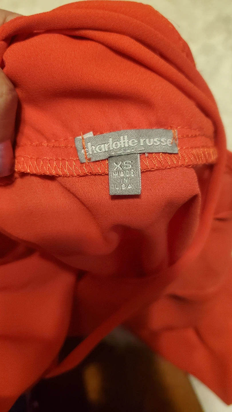 Charlotte Russe Red Sleeveless Top - photo 5