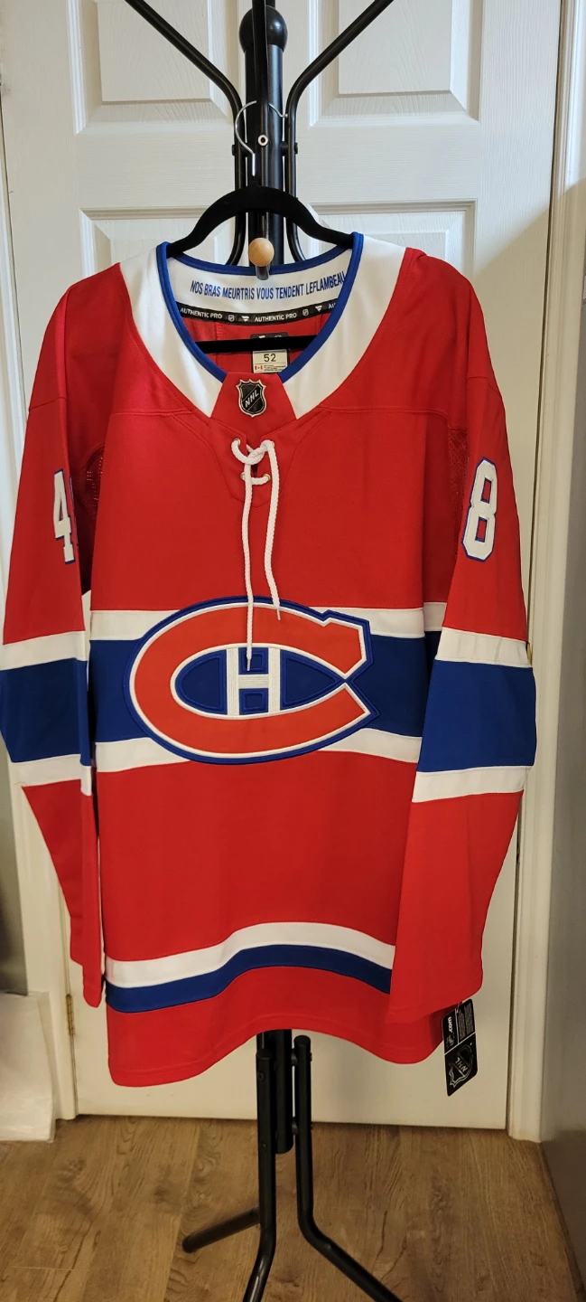 Montreal Canadiens Fanatics Authentic Pro Jersey Size 52