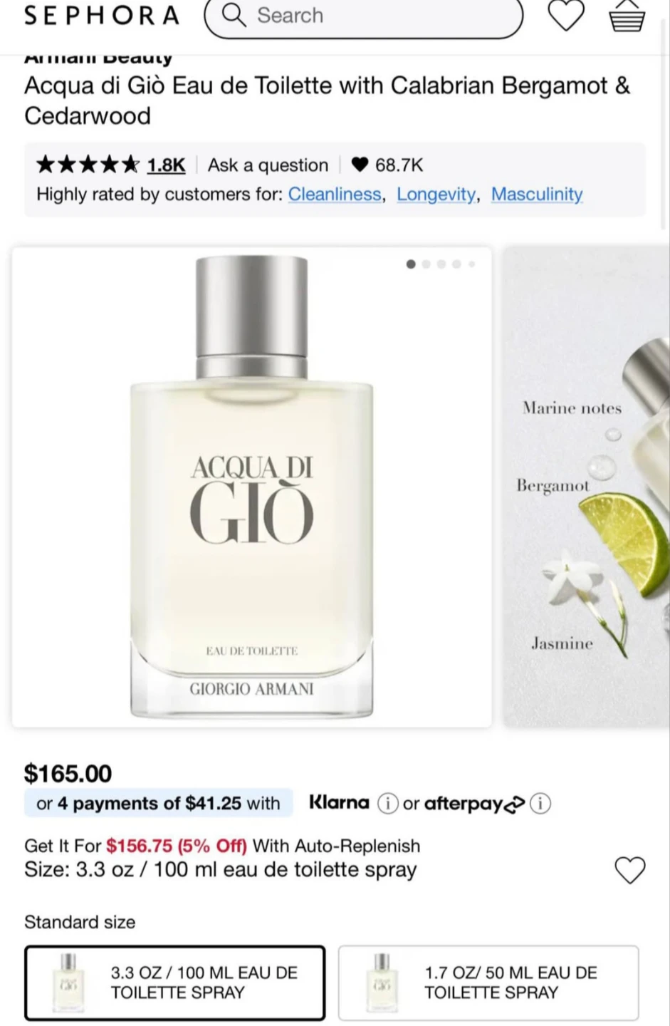 Giorgio Armani Acqua di Gio Pour Homme 100ml - photo 2