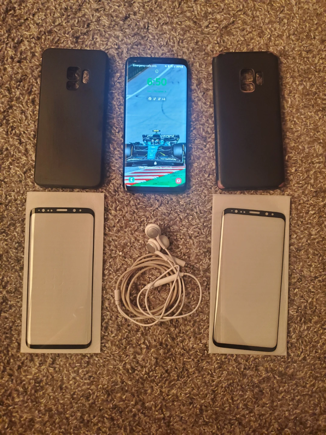 Samsung Galaxy S9 64GB with free accessories