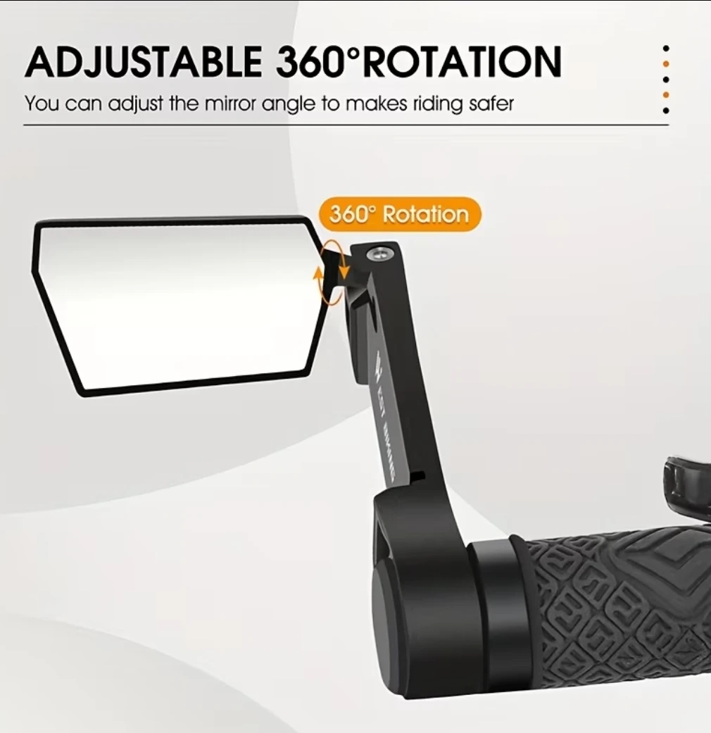 West Biking Collapsible Bicycle Rear-View Mirrors - photo 3