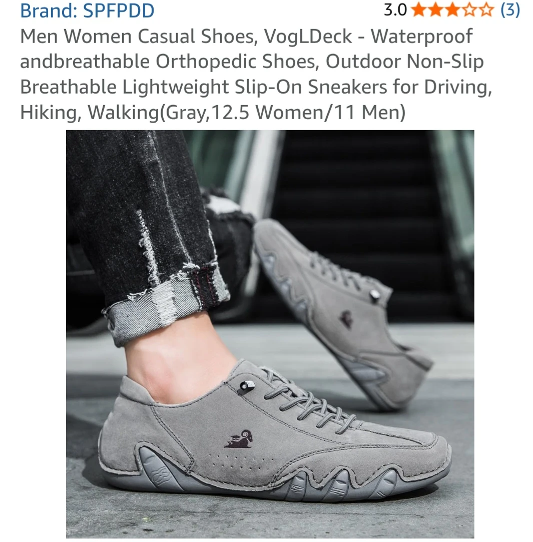 SPFPDD VogLDeck Gray Casual Shoes - photo 3