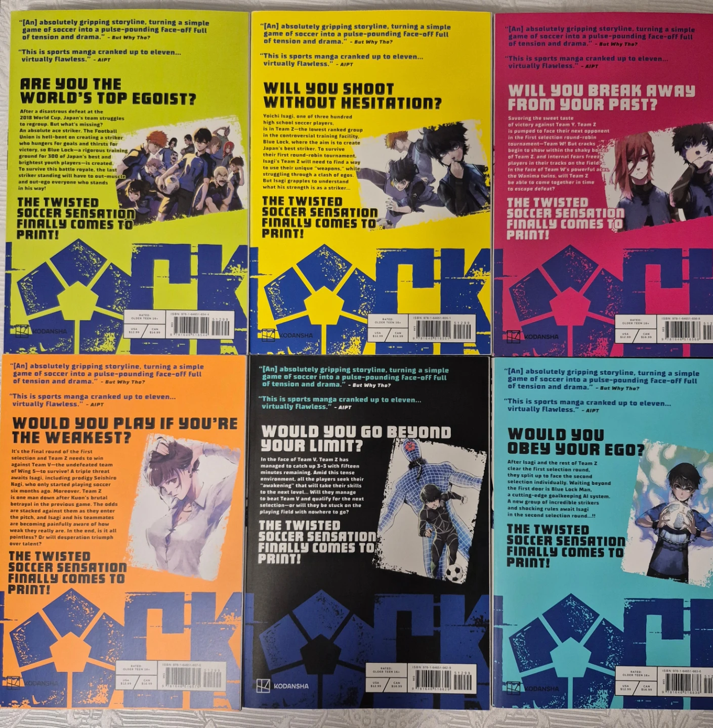Blue Lock Manga Volumes 1-6 - photo 2