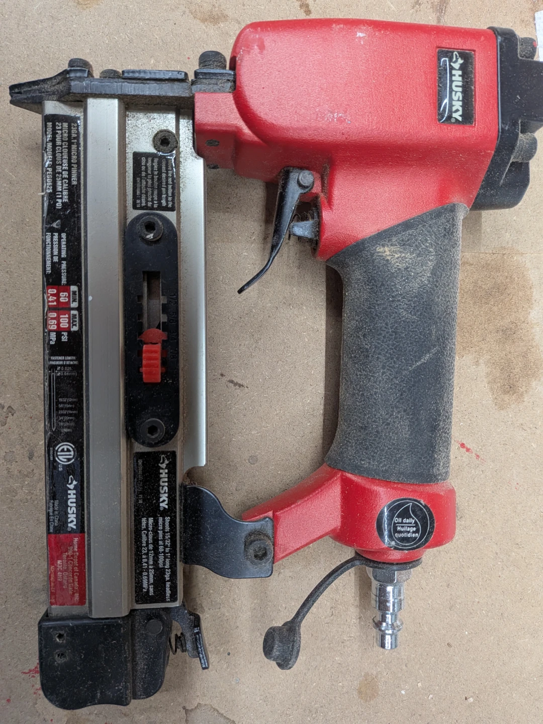 Husky 23-Gauge 1 inch Micro Pinner