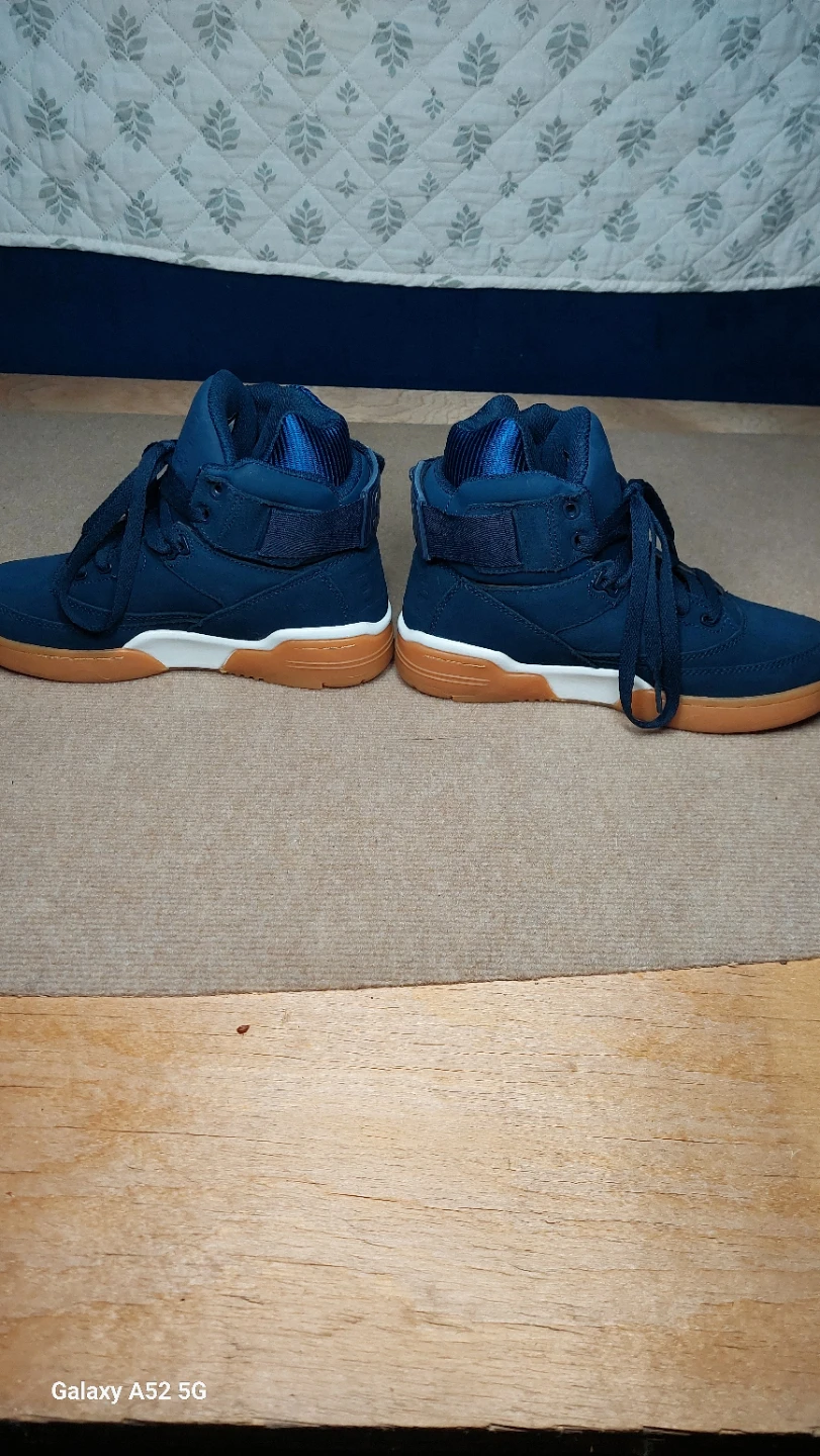Ewing 33 Hi Basketball Shoes Navy dead stock - photo 2