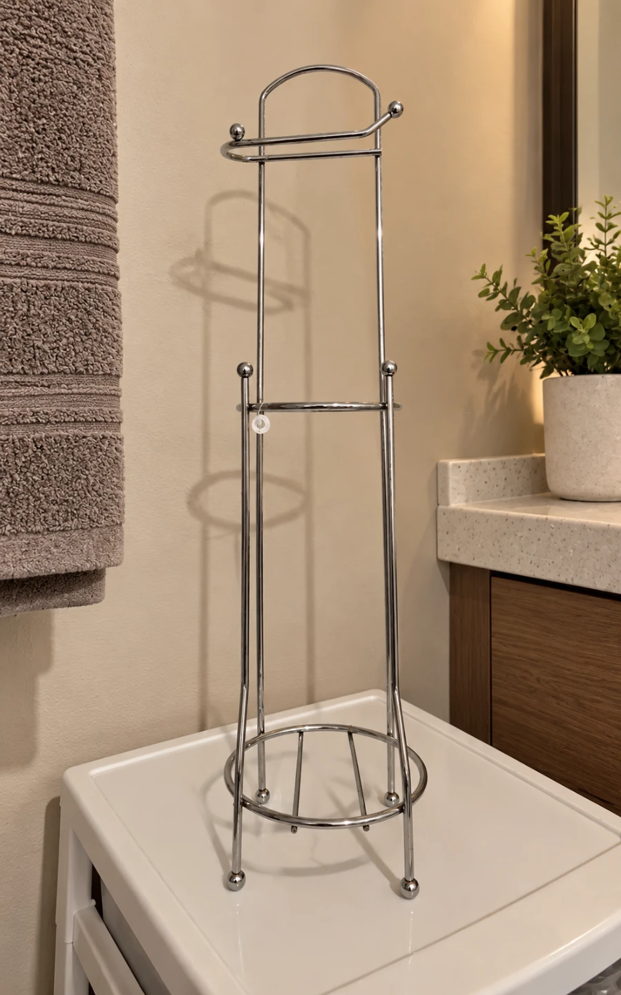 Chrome Toilet Paper Stand