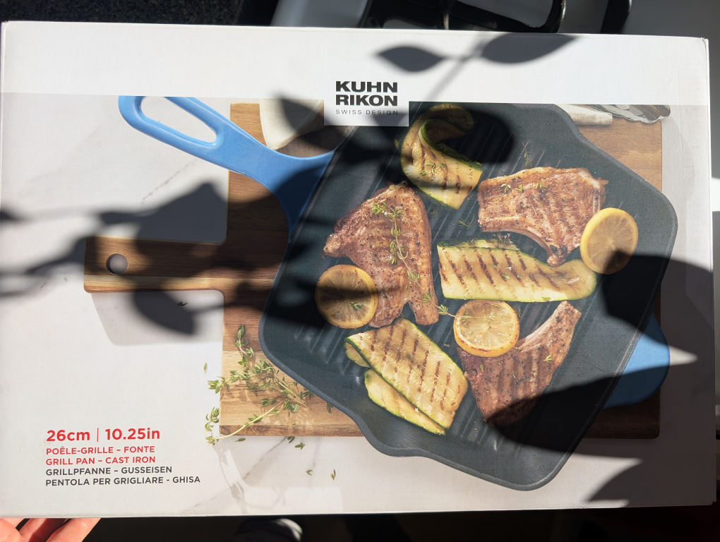 Brand New Kuhn Rikon Cast Iron Grill Pan