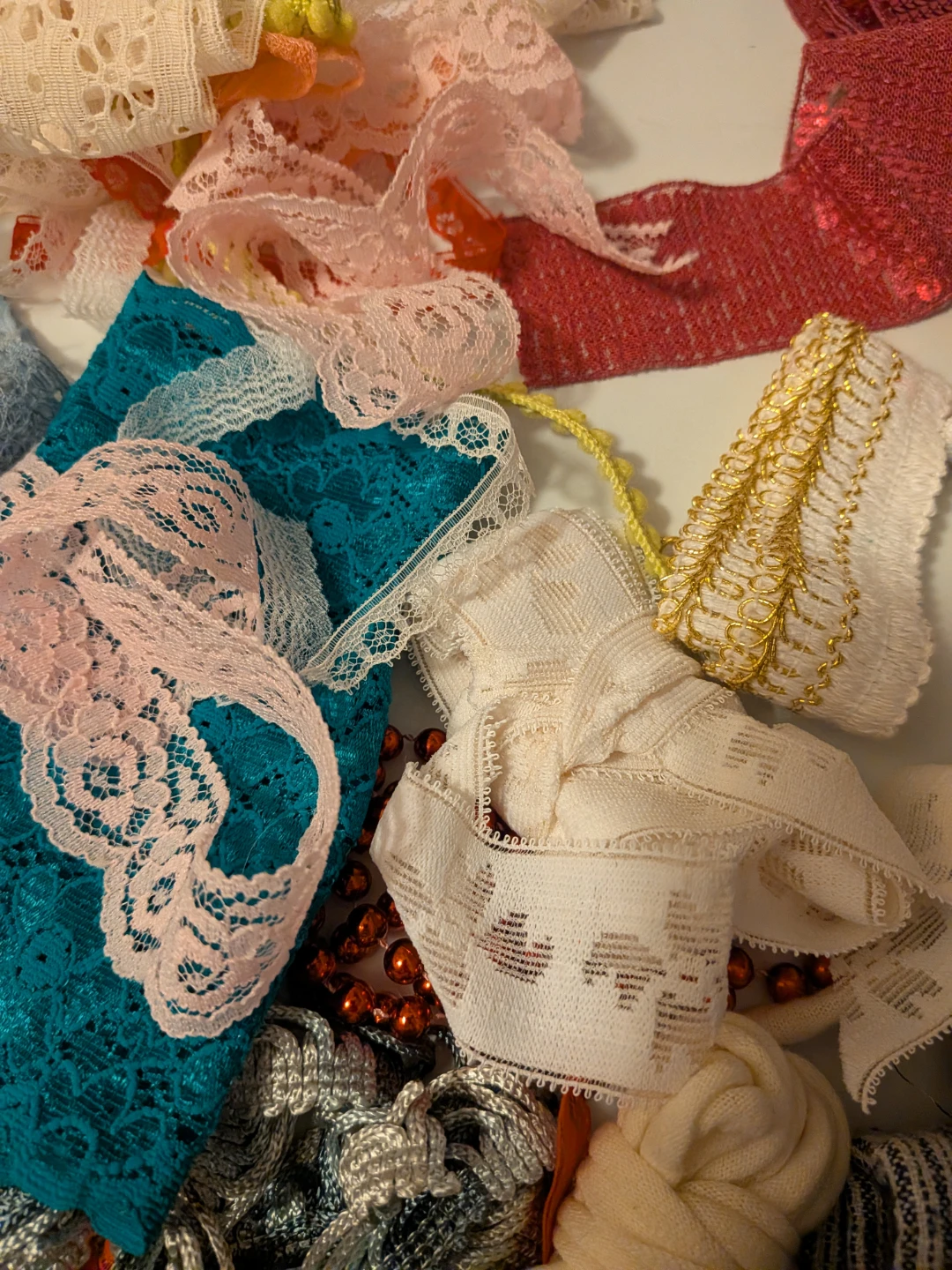 Assorted Sewing Lace and Ribbon Trims Bundle - photo 4