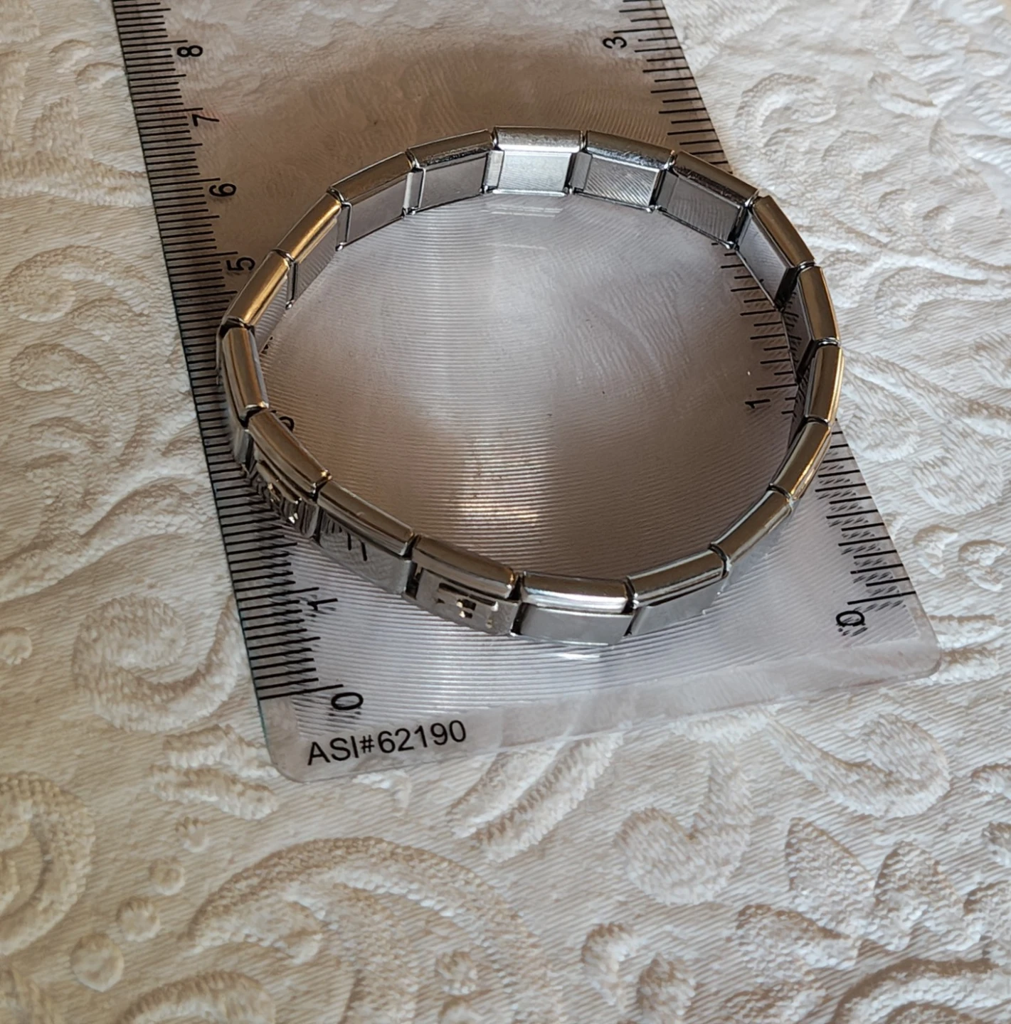 "🅱️🅱️" Stainless Stretch Bracelet w/Mounted Letters B B - photo 3