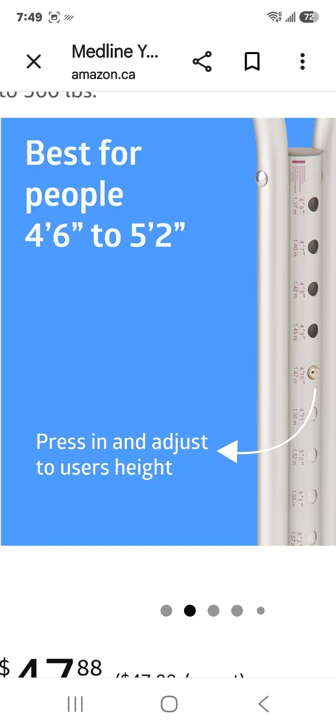 Medline Youth Crutches