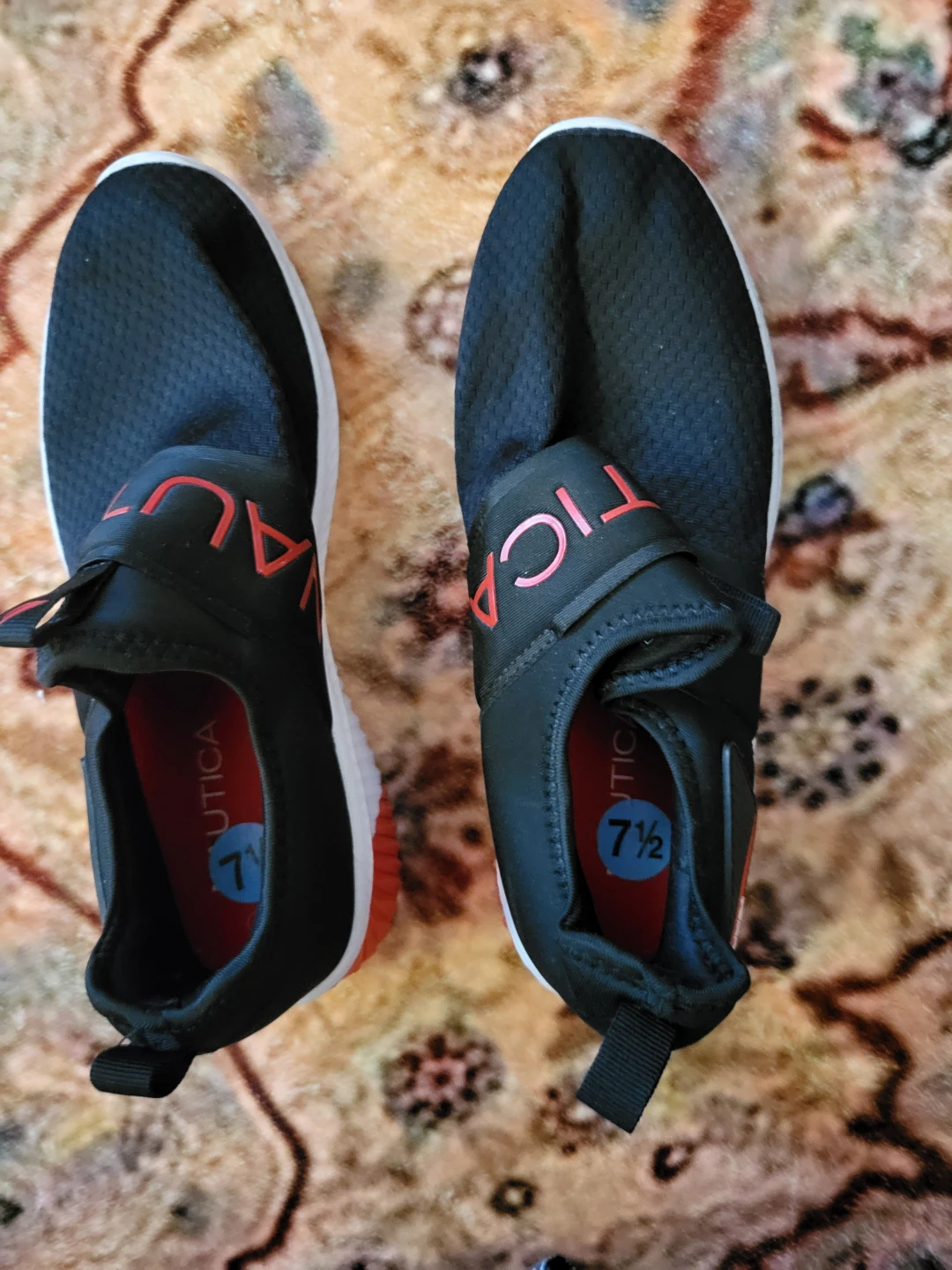 Nautica Black Slip-On Shoes - Size 7.5 - photo 2
