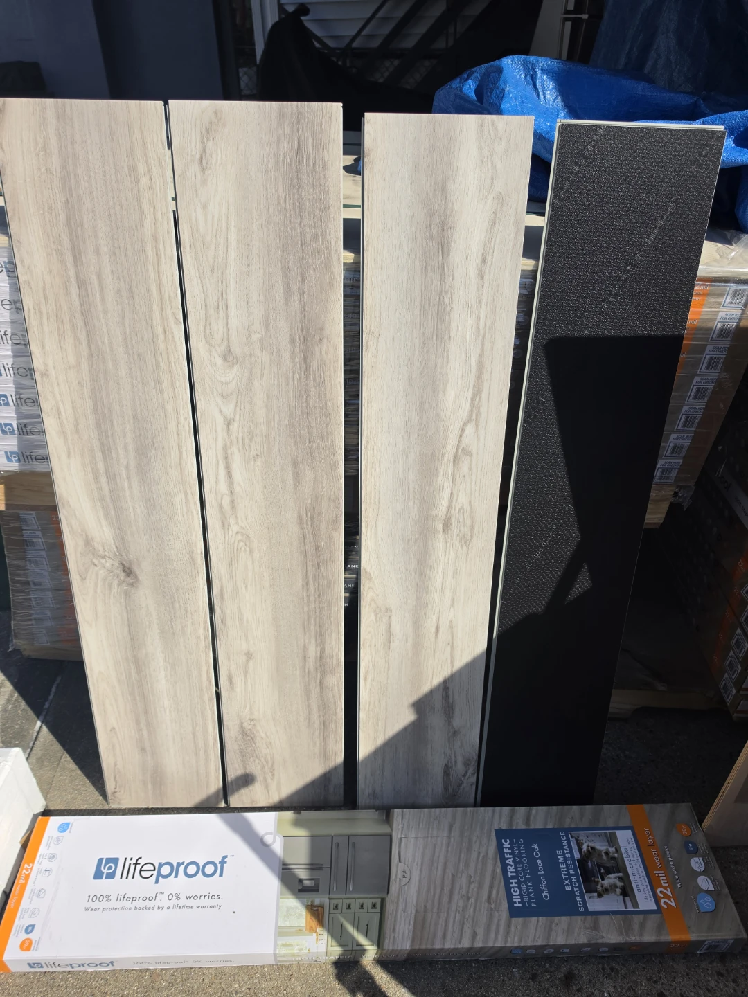 Lifeproof Chiffon Lace Oak Vinyl Plank Flooring