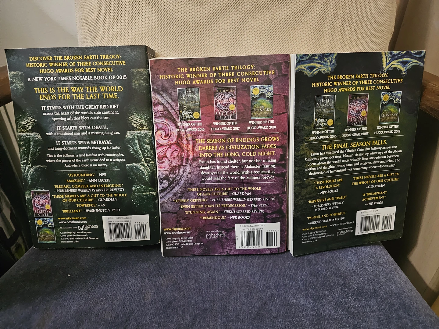 The Broken Earth Trilogy by N.K. Jemisin - photo 3