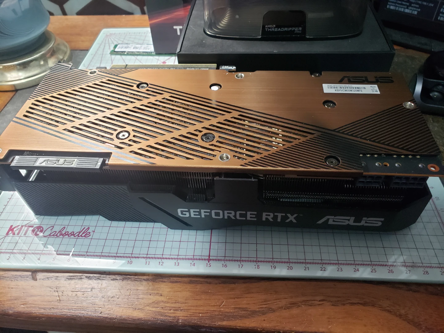 Asus dual rtx2070 super evo 8gb graphics card.