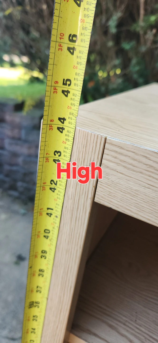 Light Oak Wood Storage Shelf - photo 2