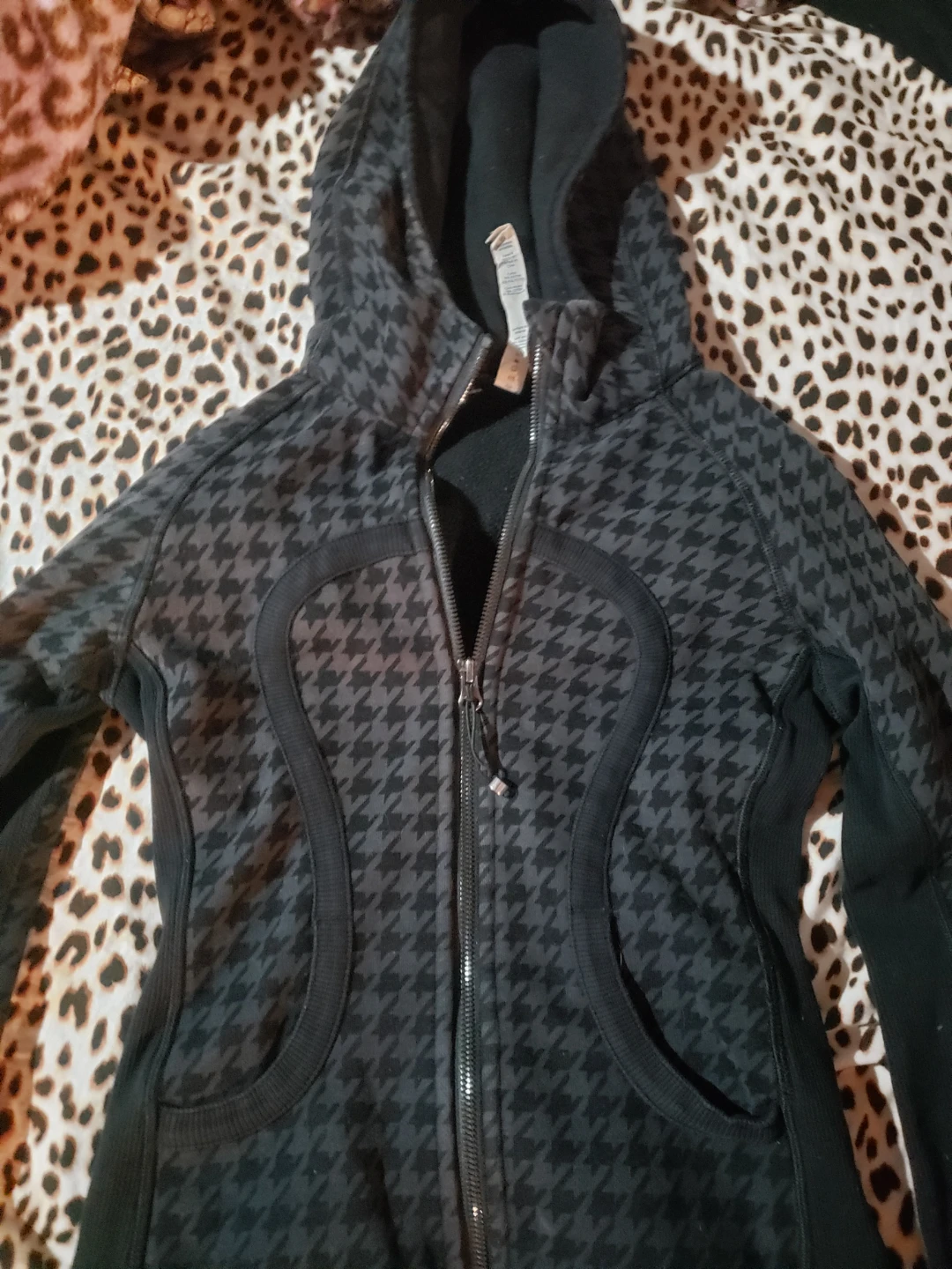 Lululemon Houndstooth Full-Zip Hoodie