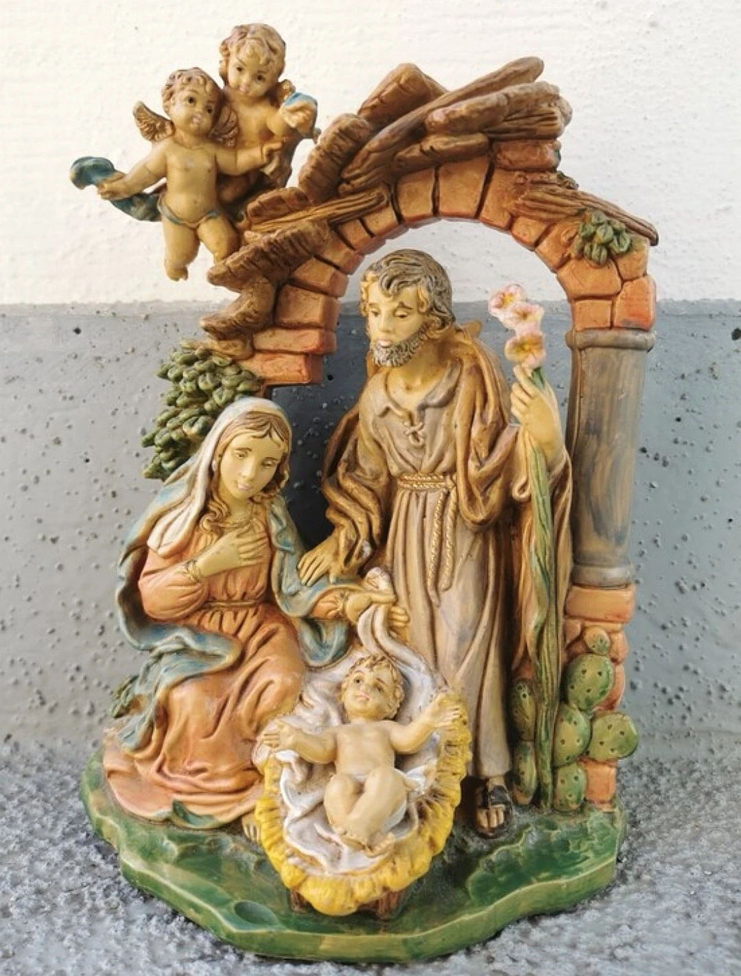 Vintage Fontanini #407 Italian Holy Family Nativity Scene