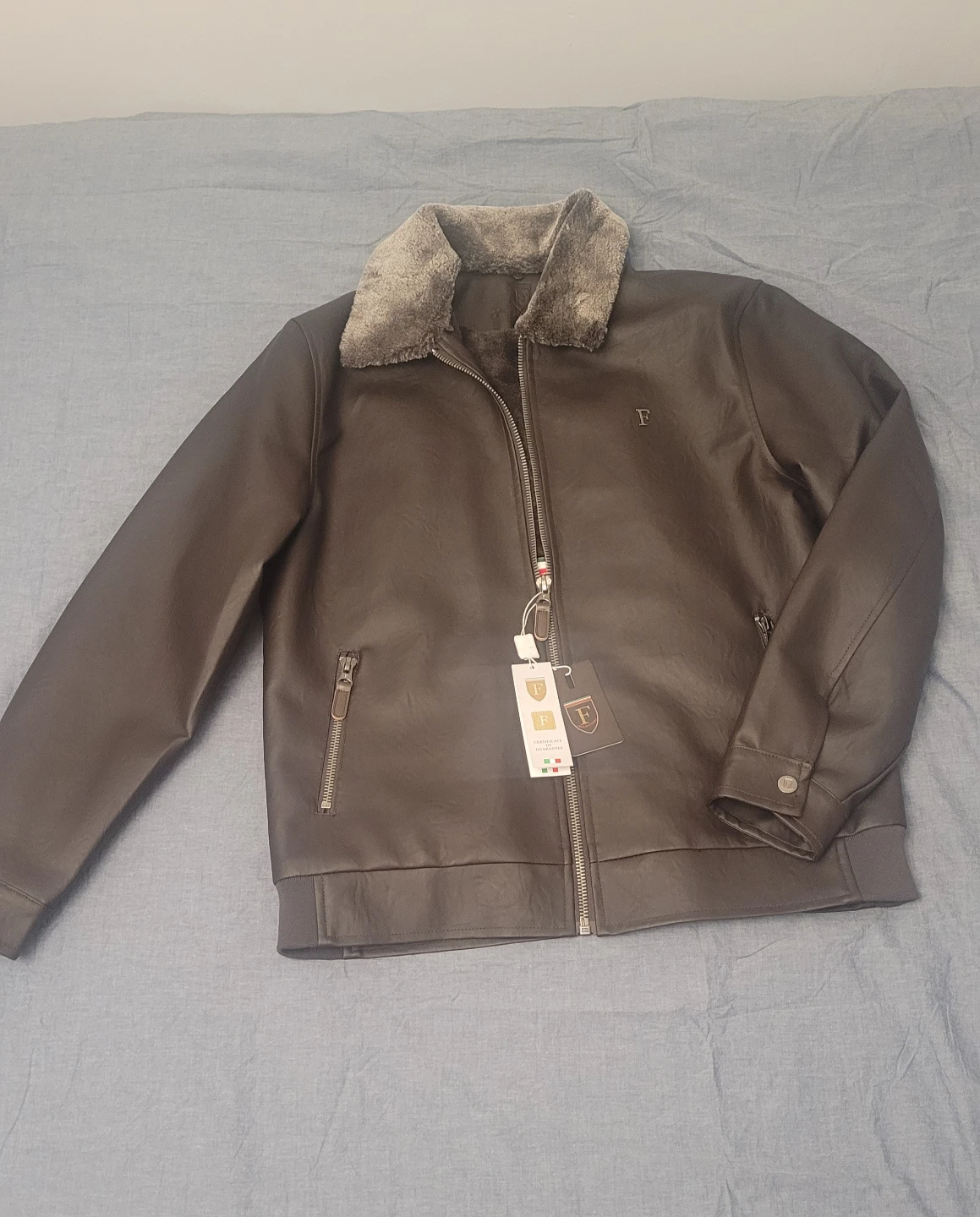 Ferrari genuine leather jacket