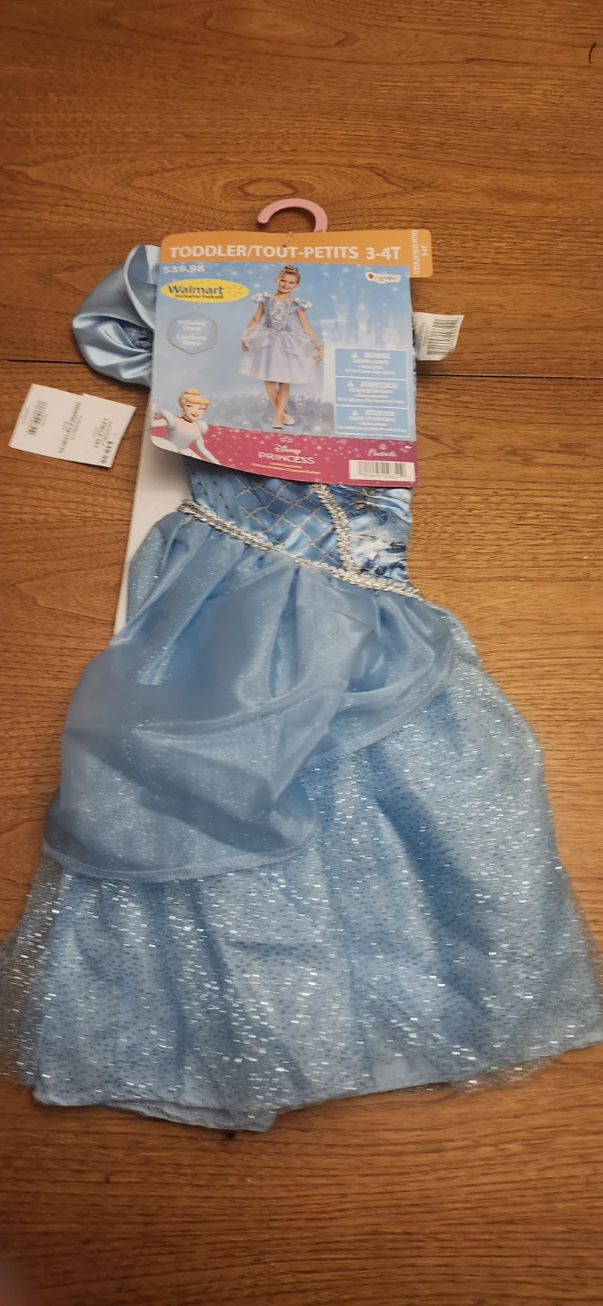 Disney Princess Cinderella Costume Size 3-4T - photo 2