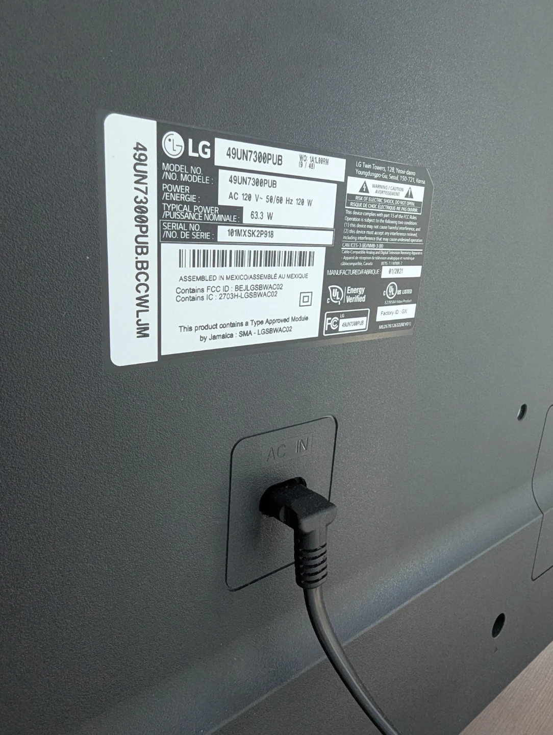 LG 49-inch 4K Smart TV - photo 4