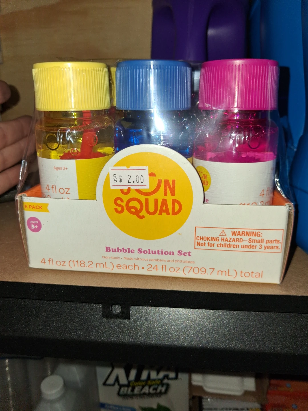 Sun Squad Bubble Solution Set 6-Pack