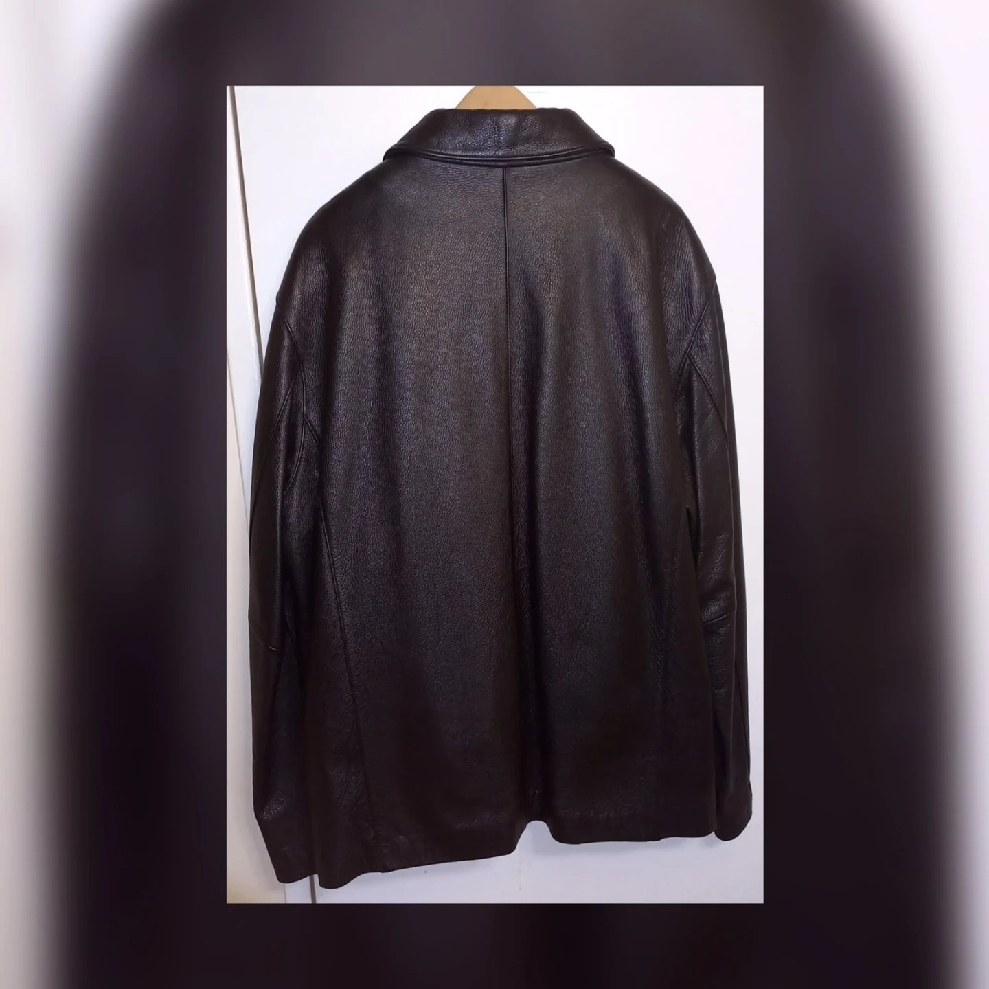 Danier Black Leather Jacket 2XL Tall - photo 2