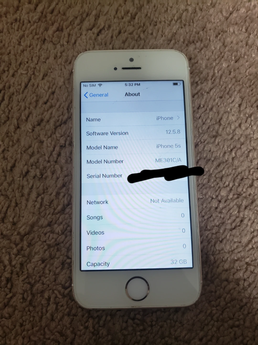 Apple iPhone 5s 32GB Gold - photo 2