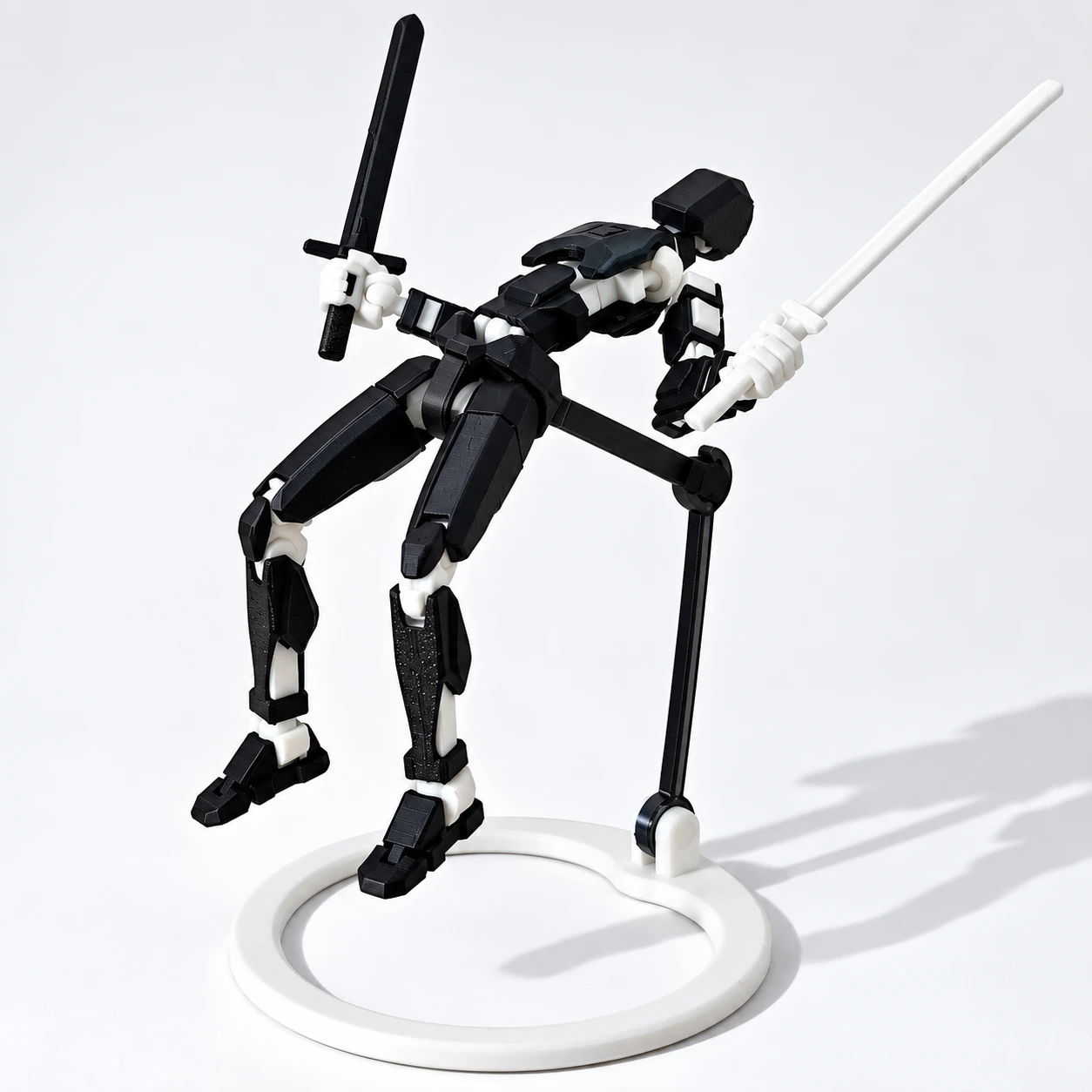 Black and White Posable Action Figure dummy 13 - photo 4