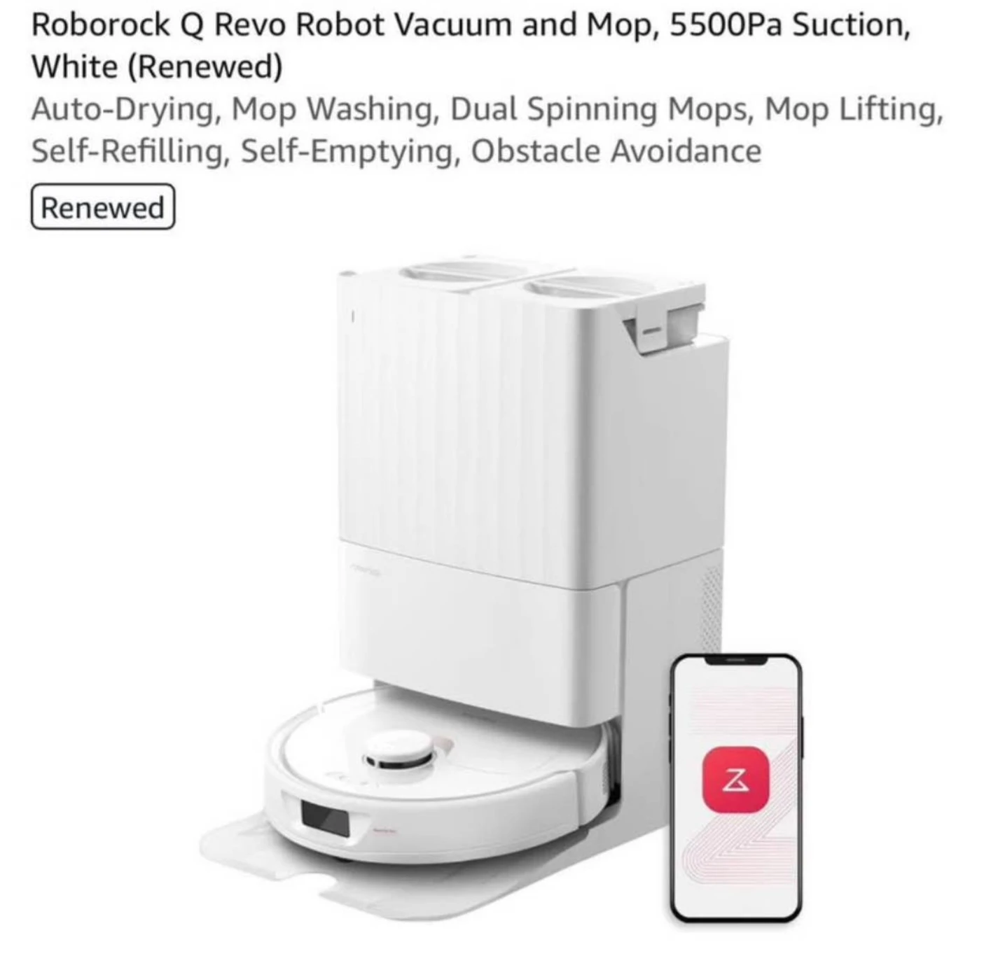 Roborock Q Revo Robot Vacuum and Mop - photo 2