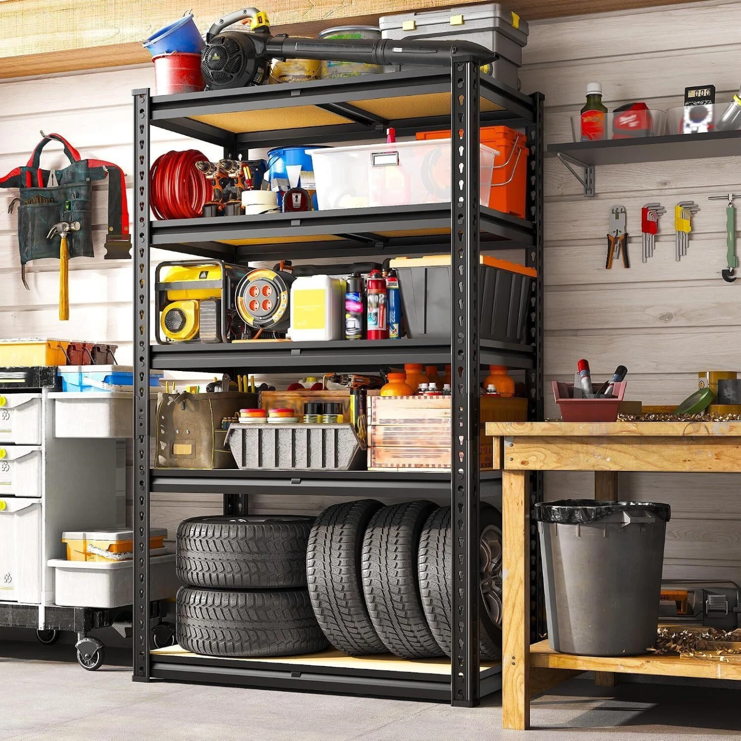 5-Tier Steel Storage Shelving Unit - photo 2