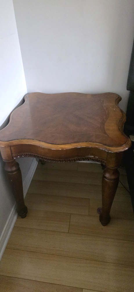Wooden Dining Table with Chairs and Side Tables - photo 2